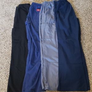 4 scrub pants